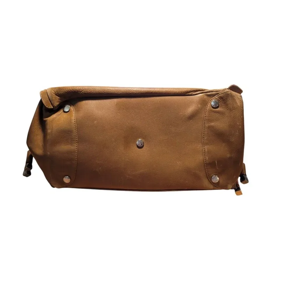 Michael Kors Caramel Leather Skorpios Hobo Style Bag